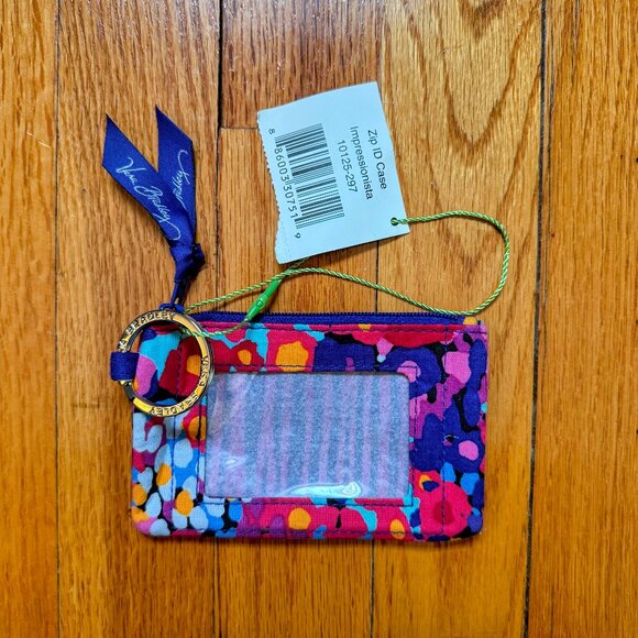 Vera Bradley Accessories - ✨ Vera Bradley Zip ID Case in Impressionista Floral Print ✨